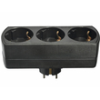 ELP35302 | ΑΝΤΑΠΤOΡΑΣ ΤΥΠΟΥ — SCHUKO → 3Θ SCHUKO max:3680W IP20 ΜΑΥΡΟ