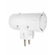 ELP36201 | ΑΝΤΑΠΤOΡΑΣ ΤΥΠΟΥ Ͱ SCHUKO → 2Θ SCHUKO max:3680W IP20 ΛΕΥΚΟ