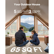 Φουσκωτή σκηνή VEVOR για κάμπινγκ 3-5 ατόμων Glamping σκηνή με αντλία εύκολη ρύθμιση