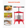 Εγχειρίδιο VEVOR Fruit Wine Press for Wine Making 2,38 Gal/9L Stainless Steel