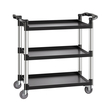VEVOR Heavy Duty Utility Cart 500 lbs Χωρητικότητα 3-επιπέδων καλάθι σέρβις με ρόδες