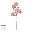 GloboStar® Artificial Garden PING MAGNOLIA BRANCH 21424 Τεχνητό Διακοσμητικό Κλαδί Ροζ Μαγνόλια Y57cm