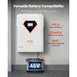 VEVOR Hybrid Solar Inverter Charger 6000W 220/230V Ενσωματωμένος ελεγκτής MPPT 120A
