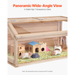 VEVOR Wooden Hamster Cage Habitat 40 in Mice Rodents Hutch Small Animals Cage