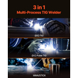 VEVOR TIG Welder 3-in-1 Welding Machine Pulse MMA Stick IGBT Inverter LED