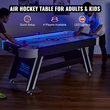 VEVOR Air-Powered Hockey Τραπέζι Αθλητισμός Παιχνίδι χόκεϋ Pushers Pucks LED Scoring