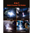 VEVOR TIG Welder 4-in-1 Welding Machine Pulse MMA Lift STICK IGBT Inverter LED