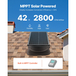 VEVOR Solar Roof Attic Exhaust Fan 42W με Smart Thermostat Remote Control