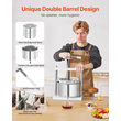 Εγχειρίδιο VEVOR Fruit Wine Press for Wine Making 1,45 Gal/5L από ανοξείδωτο χάλυβα