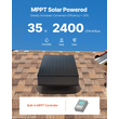 VEVOR Solar Roof Attic Exhaust Fan 35W with Smart Thermostat Brushless Motor