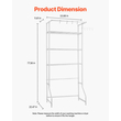 Ράφι αποθήκευσης VEVOR Over Washer and dryer Single Row 3 Tiers Washer Rack White