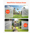 VEVOR Chain Link Fence Gate Fit 3 ft x 4 ft Garden Fence Gate Posts Δεν περιλαμβάνονται