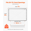 VEVOR Chain Link Fence Gate Fit 2,2-6 ft x 6 ft Garden Gate Posts Δεν περιλαμβάνονται