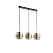 ΦΩΤΙΣΤΙΚΟ ΚΡΕΜΑΣΤΟ 3ΦΩΤΟ 3XE27 180X1215mm MAX 15W ΜΑΥΡΟ-ΧΡΥΣΟ ARTE ILLUMINA RELIAC