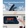 VEVOR RV Vent ανεμιστήρας οροφής 14 ιντσών 10 ταχυτήτων αναστρέψιμος με τηλεχειριστήριο