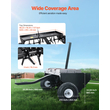 VEVOR 48" Ρυμούλκηση Πίσω Βίζα Αεριστή με Universal Hitch Lan Aerator Πίσω
