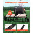 VEVOR 48" Ρυμούλκηση Πίσω Βίζα Αεριστή με Universal Hitch Lan Aerator Πίσω