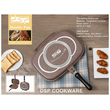 Διπλό αντικολλητικό τηγάνι Grill - CA007-F40-Brown - DSP - 610537