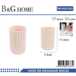 Θήκη οδοντόβουρτσας πλαστική - Light Pink - 21633