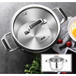 Κατσαρόλα ανοξείδωτη με καπάκι - 3.6L - CS002-B20 - DSP - 560317
