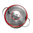Κατσαρόλα ανοξείδωτη με καπάκι - 3.6L - CS003-B20 - DSP - 561604