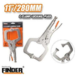 Σφιγκτήρας ηλεκτροκόλλησης - Grip τύπου C – 280mm/11" - Finder - 190500