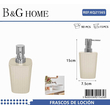 Θήκη κρεμοσάπουνου Dispenser πλαστική - Beige - 21565