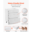 Βάση στήριξης VEVOR 24" Π x 19" Β x 32" Υ, έτοιμη για συναρμολόγηση με 3 συρτάρια