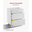 Βάση στήριξης VEVOR 24" Π x 19" Β x 32" Υ, έτοιμη για συναρμολόγηση με 3 συρτάρια