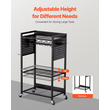 VEVOR 4-επιπέδων Tool Organizer Cart on Wheels 150 lbs Garage Cart for Workshop