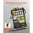 VEVOR 4-επιπέδων Tool Organizer Cart on Wheels 150 lbs Garage Cart for Workshop