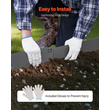 VEVOR Steel Landscape Edging 5 Packs 39 x 3in Ανθεκτικό στη σκουριά για Yard Dark Grey
