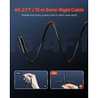 Ενδοσκόπιο VEVOR 1920P HD Borescope για Android & IOS με καλώδιο 15 μέτρων