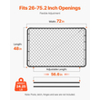 VEVOR Chain Link Fence Gate Fit 2,2-6 ft x 6 ft Garden Gate Posts Δεν περιλαμβάνονται