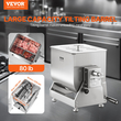 VEVOR Χειροκίνητο Μίξερ Κρέατος 80L με Δεξαμενή Ανάμειξης με Ανατροπή, Μέγιστη Χωρητικότητα 80LB για Μίξερ Κρέατος και Λουκάνικου