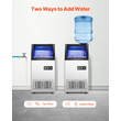 VEVOR Commercial Ice Maker Ανεξάρτητη Μηχανή Ντουλάπας 80lbs/24H 36 Ice Cubes