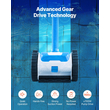 VEVOR Suction Pool Cleaner Ηλεκτρική σκούπα με 2 τροχούς για εσωτερική/επάνω πισίνα