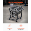 Βάση κινητήρα VEVOR 750LBS/340KG Motor Hoist Dolly με 4-Caster Heavy-Duty Steel
