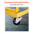 Βάση κινητήρα VEVOR 750LBS/340KG Ρυθμιζόμενο ανυψωτικό κινητήρα Dolly Steel με 4 τροχούς