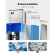 VEVOR 20 Lbs/Min Ice Dispenser 180 Lbs Storage Capacity Ice Bin for Ice Maker