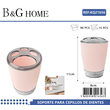 Θήκη οδοντόβουρτσας πλαστική - Light Pink - 21656
