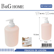 Θήκη κρεμοσάπουνου Dispenser πλαστική - Light Pink - 21649
