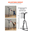 VEVOR 2 σε 1 Πλαίσιο βαρέως τύπου τσάντα του μποξ Boxing Punching Fitness Stand Steel