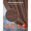 VEVOR Gazebo Privacy Curtain 12&#039; x 12&#039; x 6,9&#039; Αδιάβροχες κουρτίνες κιόσκι καφέ