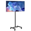 Βάση τηλεόρασης VEVOR Rolling TV Cart για φορητή τηλεόραση, χωρητικότητας έως και 24 κιλών για οθόνες 17-55 ιντσών