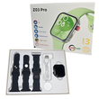 Σετ Smartwatch με 3 λουράκια - Z03 Pro - 065042 - Black