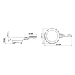 ΤΗΓΑΝΙ ΗΛΕΚΤΡΙΚΟ ELECTRIC FRYING PAN 12V 180W 13A Φ20cm 360ml ΜΕ ΦΙΣ ΑΝΑΠΤΗΡΑ LAMPA - 1 ΤΕΜ.