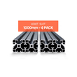 VEVOR 4PCS 39,4 in (1000 mm) T Slot 4040 Aluminium Extrusion Anodized Linear Rail