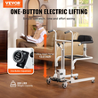 VEVOR Electric Patient Lift Chair Αναπηρικό καροτσάκι μεταφοράς ασθενών & 180° Split Seat