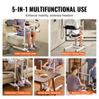 VEVOR Electric Patient Lift Chair Αναπηρικό καροτσάκι μεταφοράς ασθενών & 180° Split Seat